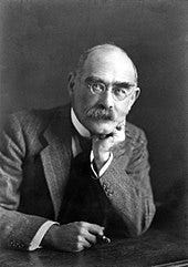 Kipling late in his life, portrait by Elliott & Fry Kipling late in his life, portrait by Elliott & Fry