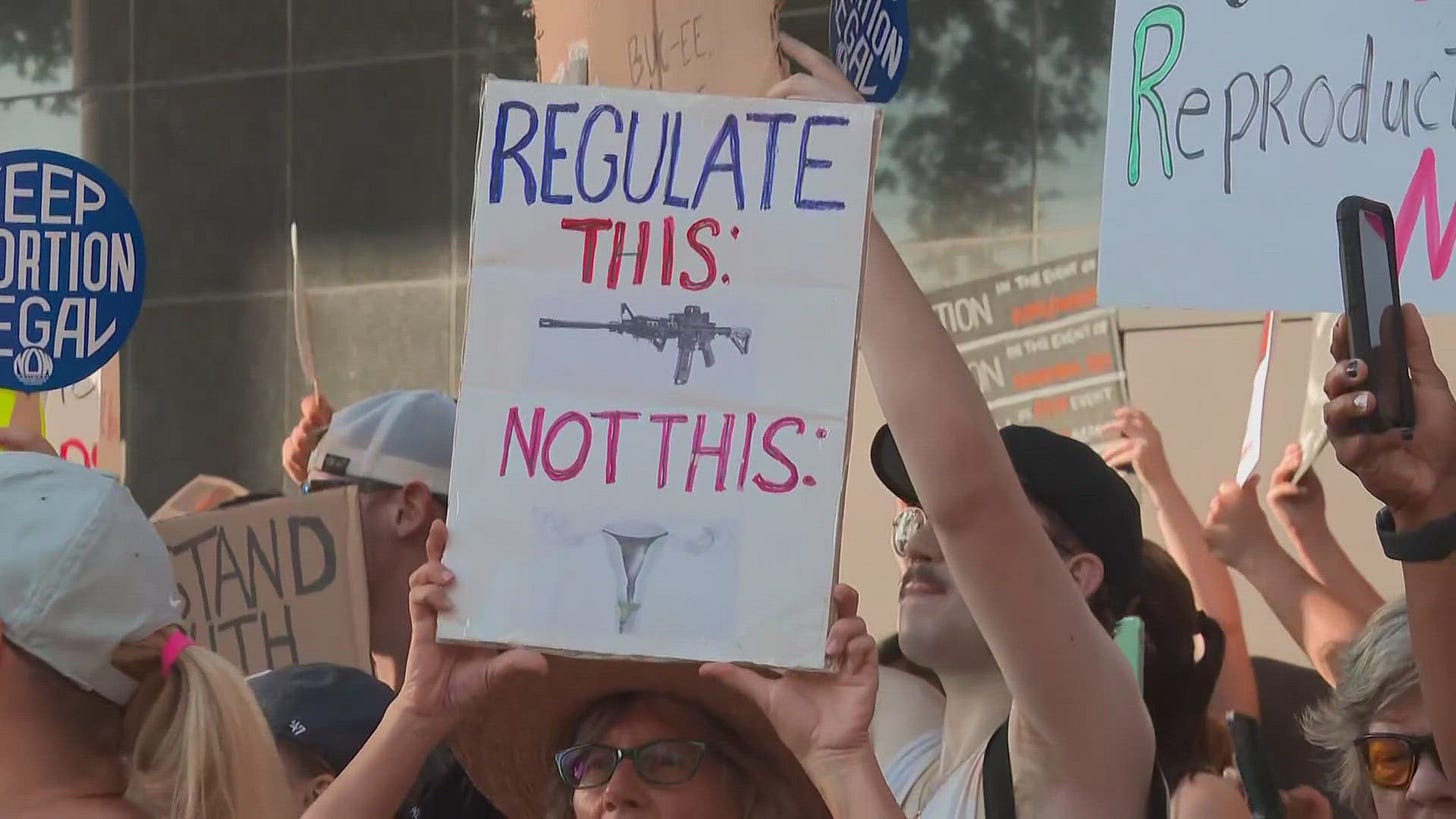 Demonstrators head to the Supreme Court on 2-year anniversary of Dobbs  decision