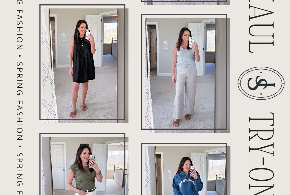 A New Batch of Spring Try-Ons + Spring Dress Roundup