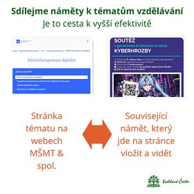 Sdílejme náměty k tématům vzdělávání