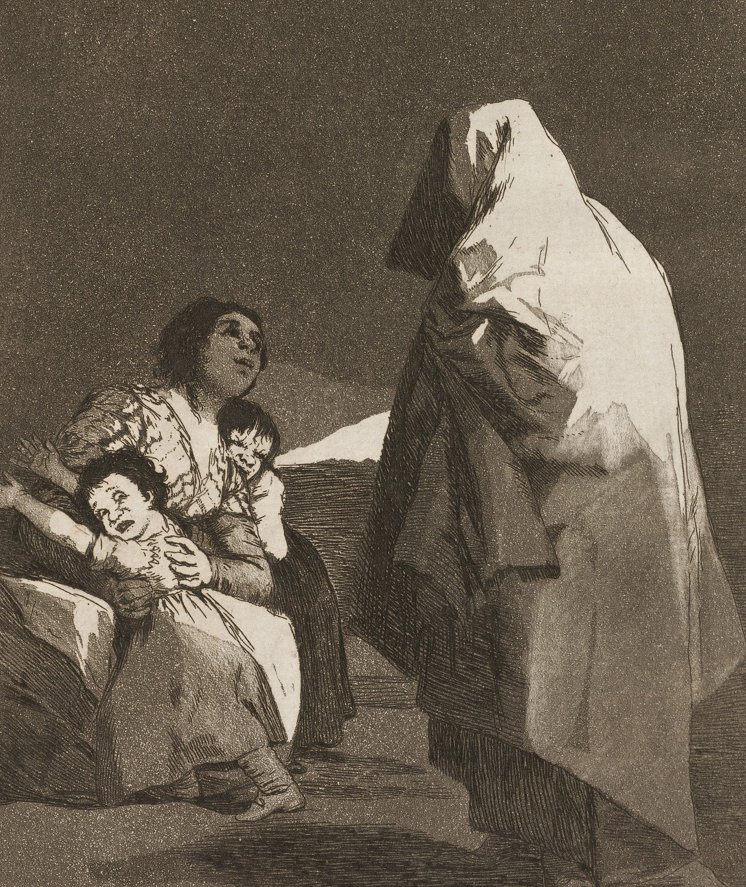 Vintage artist's image of El Cucuy coming for disobedient children (by Goya (via Wikipedia) Vintage artist's image of El Cucuy coming for disobedient children (by Goya (via Wikipedia)