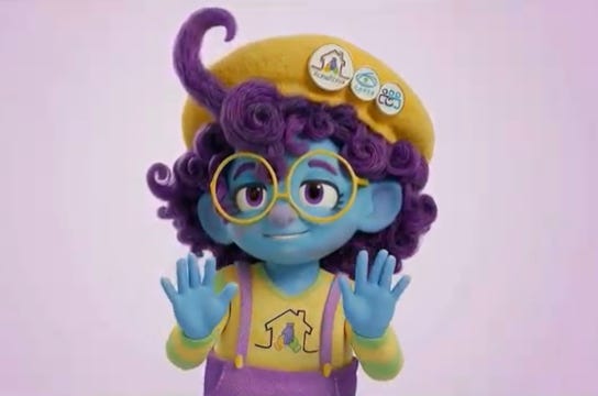 Mascote CaLi, personagem que representa o #CasaLibras (Imagem: Reprodução) Mascote CaLi, personagem que representa o #CasaLibras (Imagem: Reprodução)