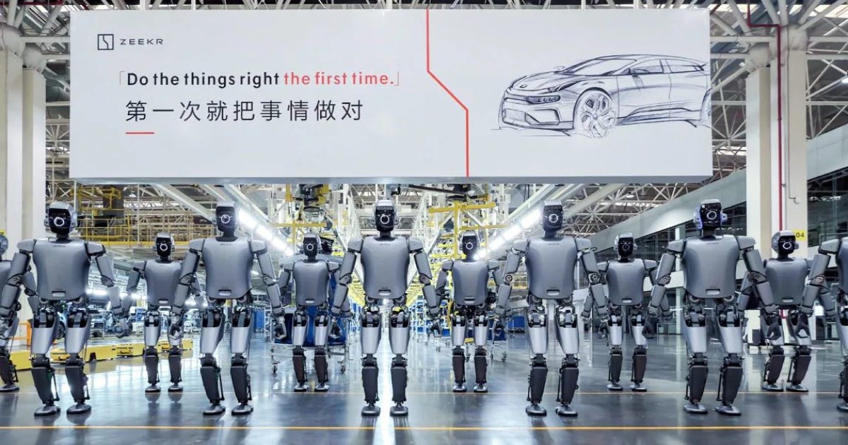 ZEEKR’s Intelligent Factory in Ningbo, China / The Telegraph / The Signal Newsletter ZEEKR’s Intelligent Factory in Ningbo, China / The Telegraph / The Signal Newsletter