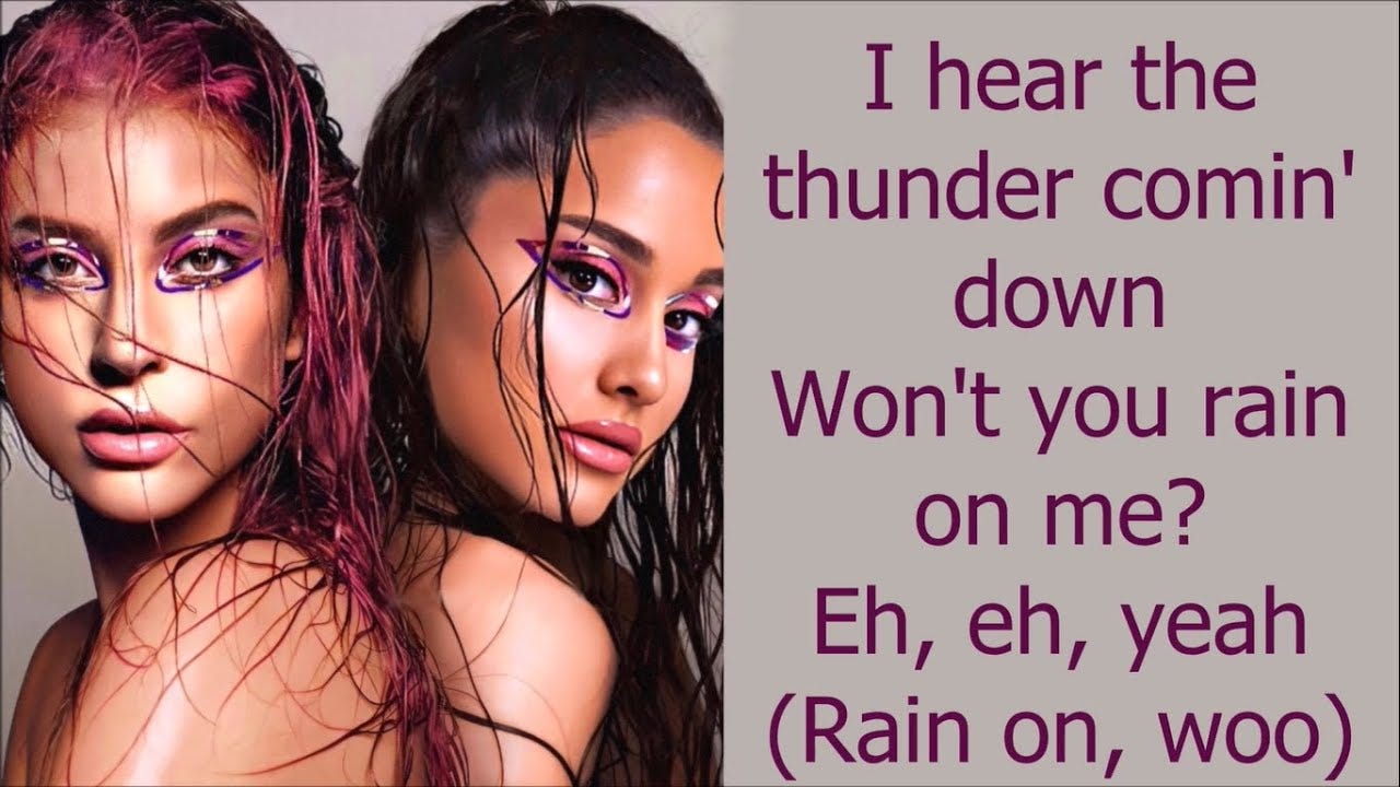 Lady Gaga & Ariana Grande ~ Rain On Me ~ Lyrics