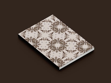 Thin Book Cover Patterns Concept