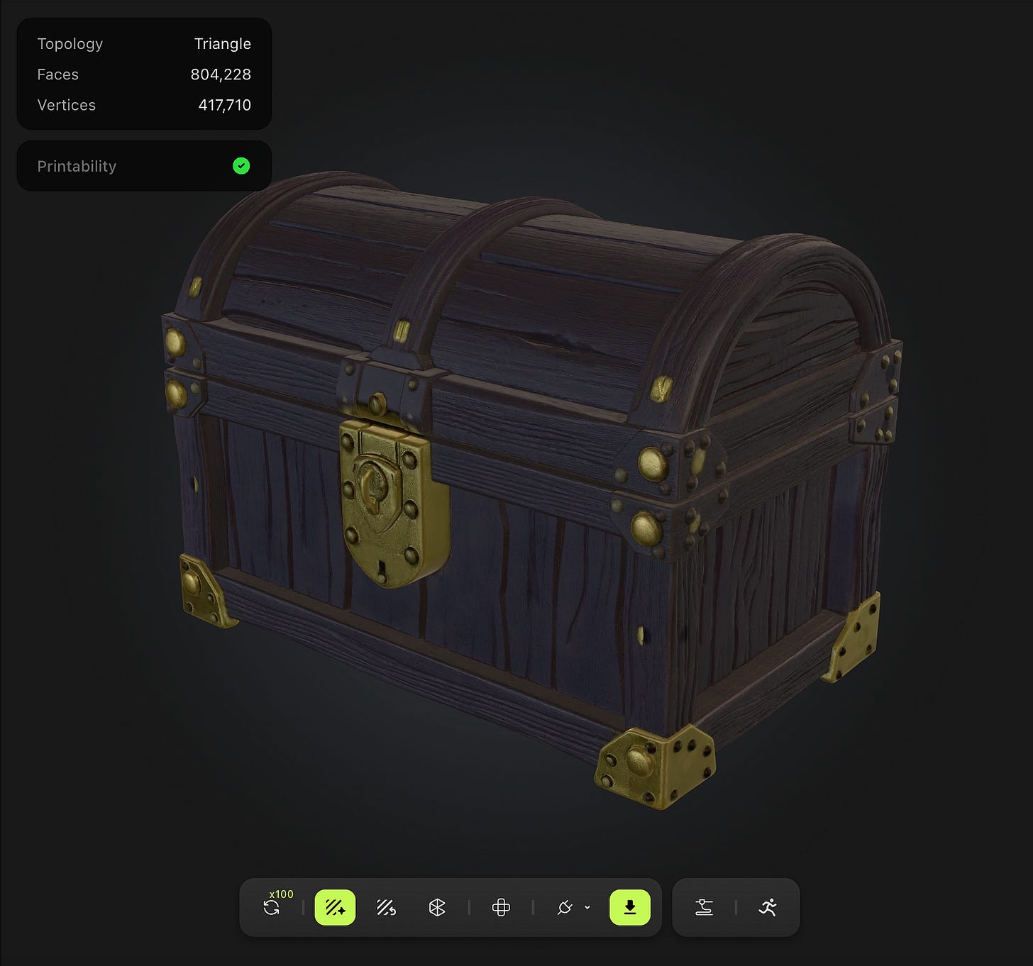 3d model of a chest vault generated with Meshy AI. Image by Jim Clyde Monge 3d model of a chest vault generated with Meshy AI. Image by Jim Clyde Monge