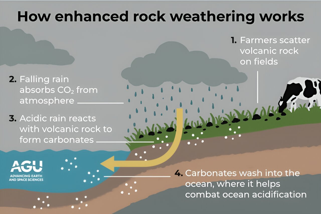 Planting' rocks in farms, along with emissions reductions, could help meet  key IPCC carbon removal goal