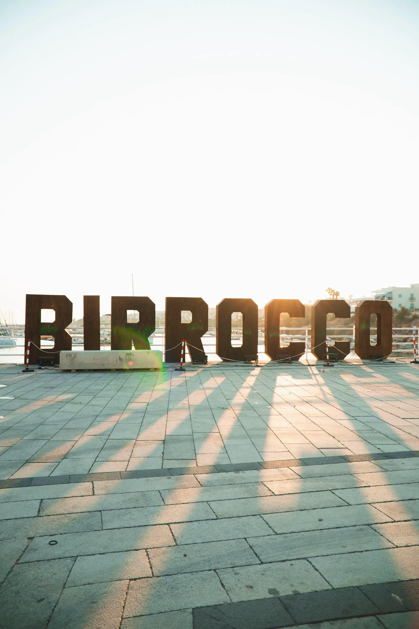 Scritta monumentale Birrocco al Porto Turistico