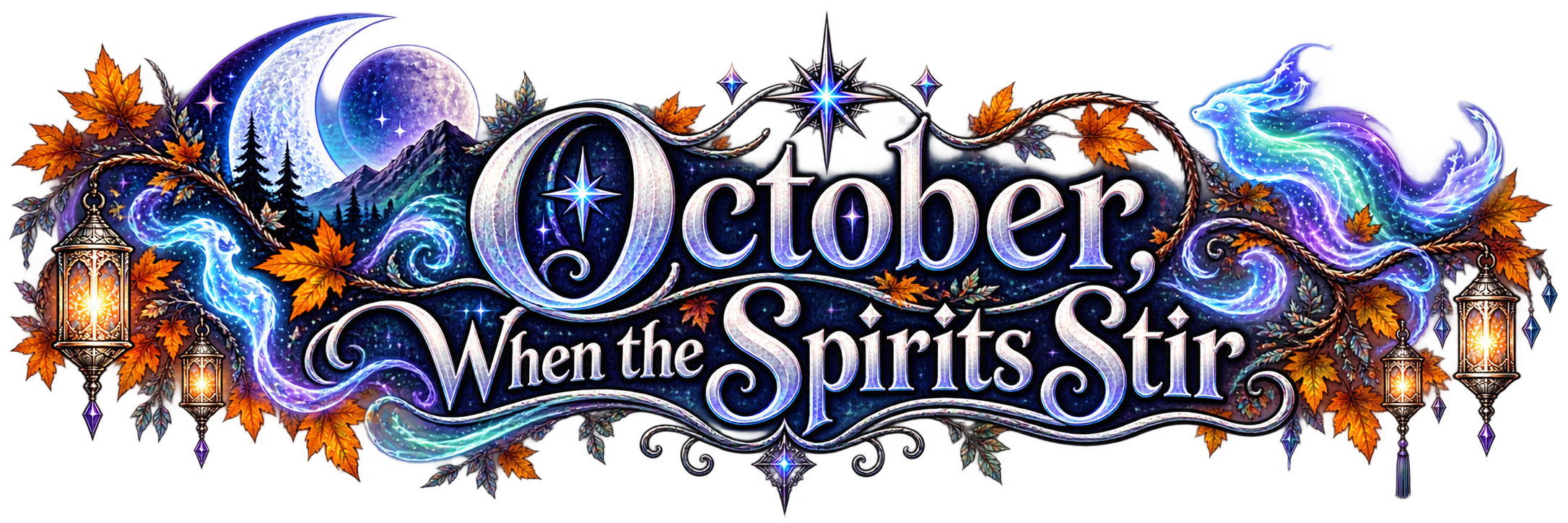October, when the spirits stir. October, when the spirits stir.