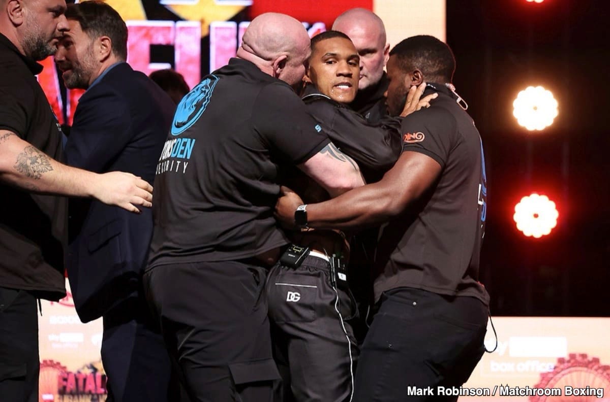 Image: Pocket Full of Trouble: Eubank Jr.'s Egg Smuggling Stunt at Benn Press Conference