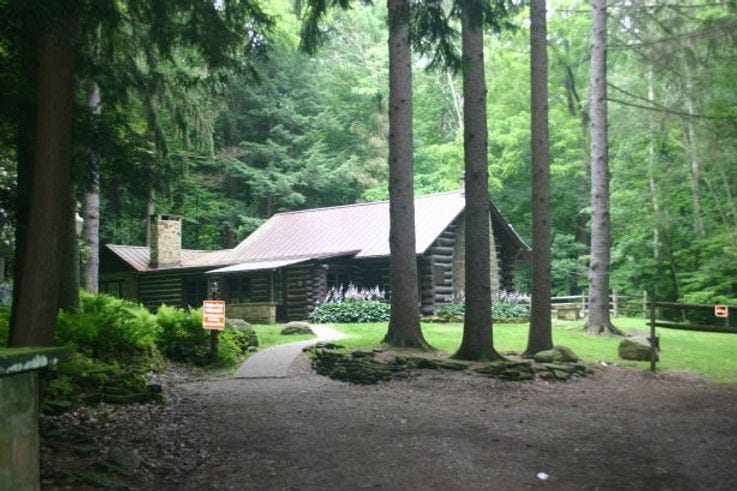 Pugh cabin at Malabar Farm
