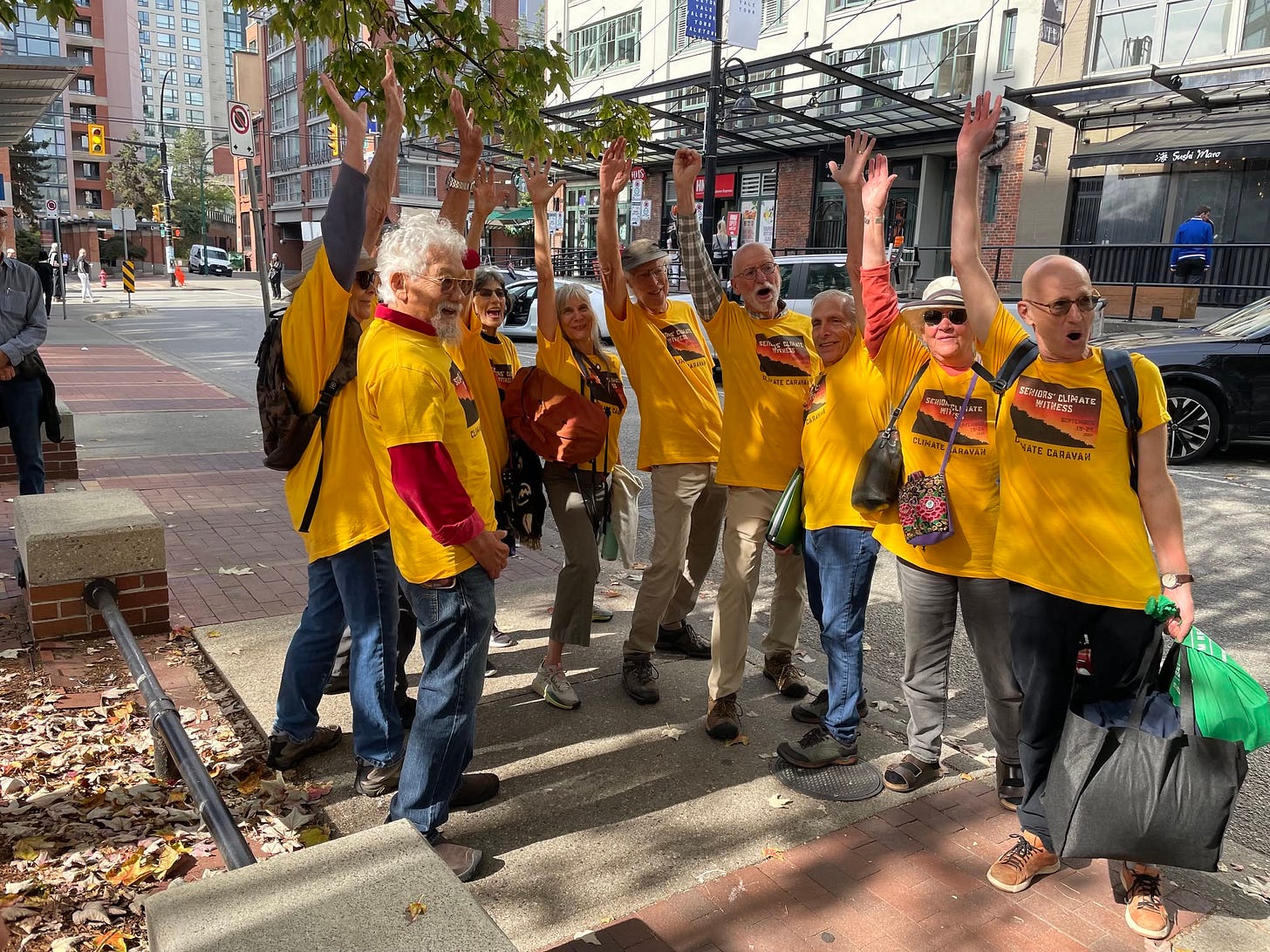 Seniors Climate Caravan Demands Action in Ottawa