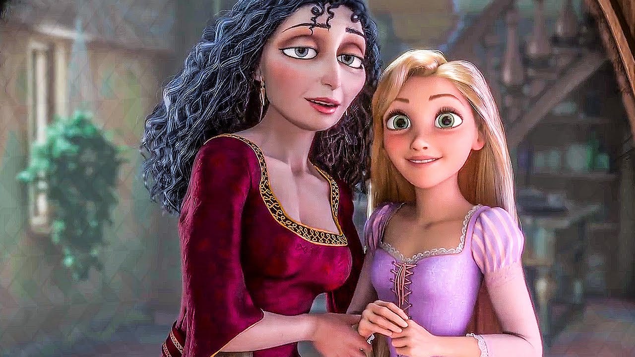 Mother Gothel visits Rapunzel Scene - TANGLED (2010) Movie Clip