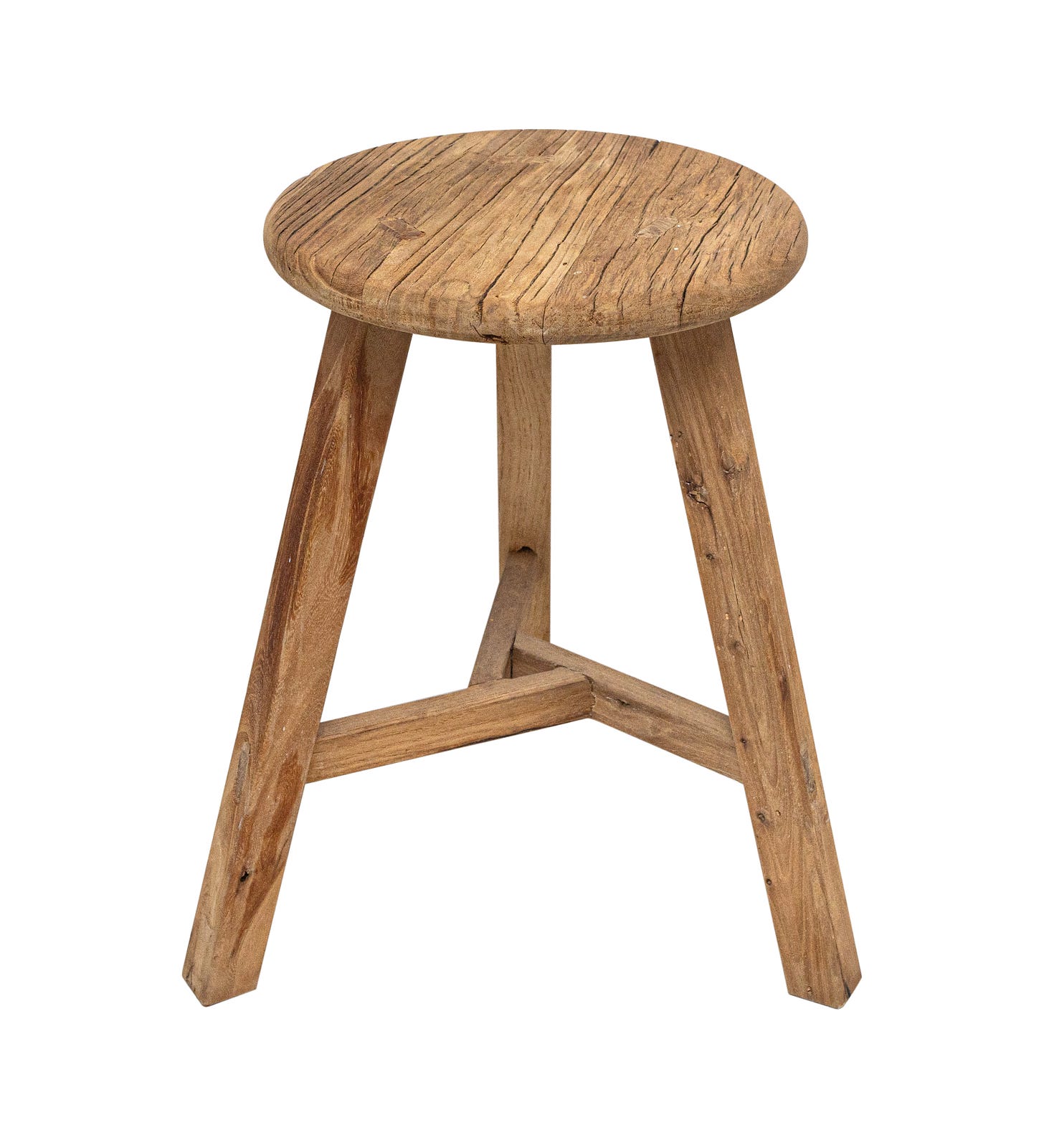 Image of 3-legged wooden stool Image of 3-legged wooden stool