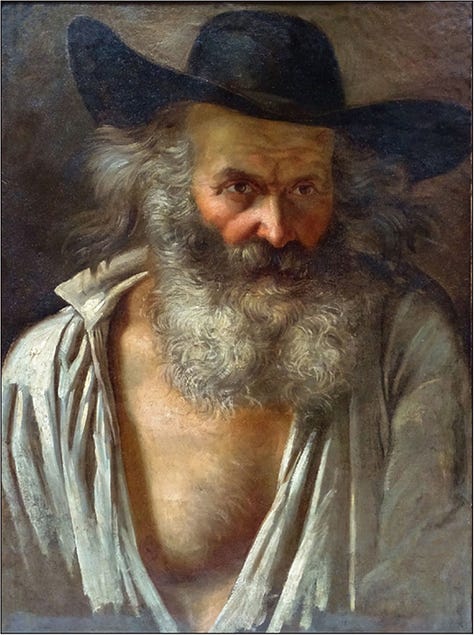 De izq. a drch.: "La monomanía del alcoholismo", por Gericault; "El grito", de Munch; y "Autoretrato con la oreja vendada", de Van Gogh