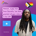 Hassan, the "gay man from Somalia"... who doesn't exist
