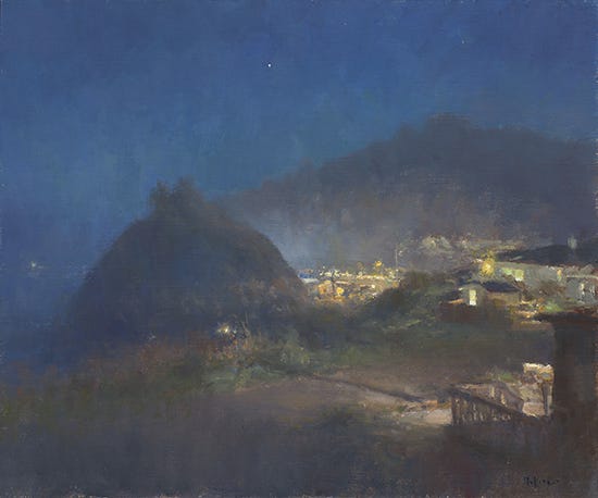 Trinidad Nocturne, 20 x 24", Oil, © Jim McVicker