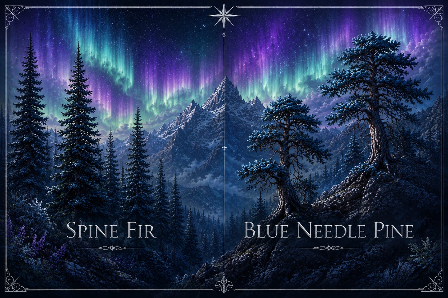 Image for Spine Fir and Blue Needle Pine Image for Spine Fir and Blue Needle Pine