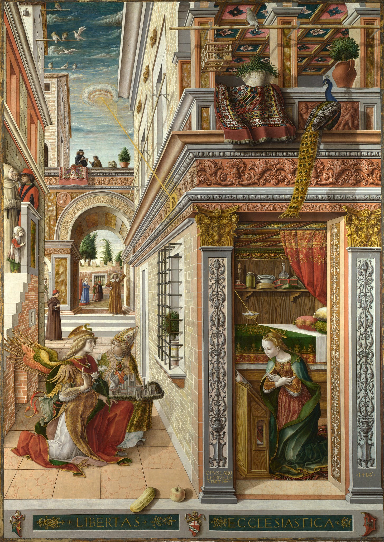 The Annunciation, with Saint Emidius - Wikipedia