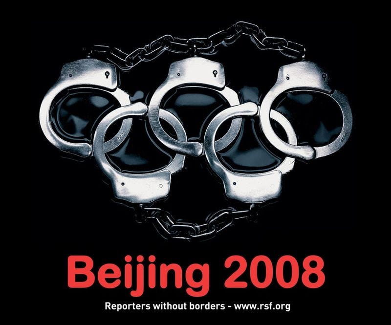 Beijing 2008 - Reporters without Borders Olympics protest … | Flickr