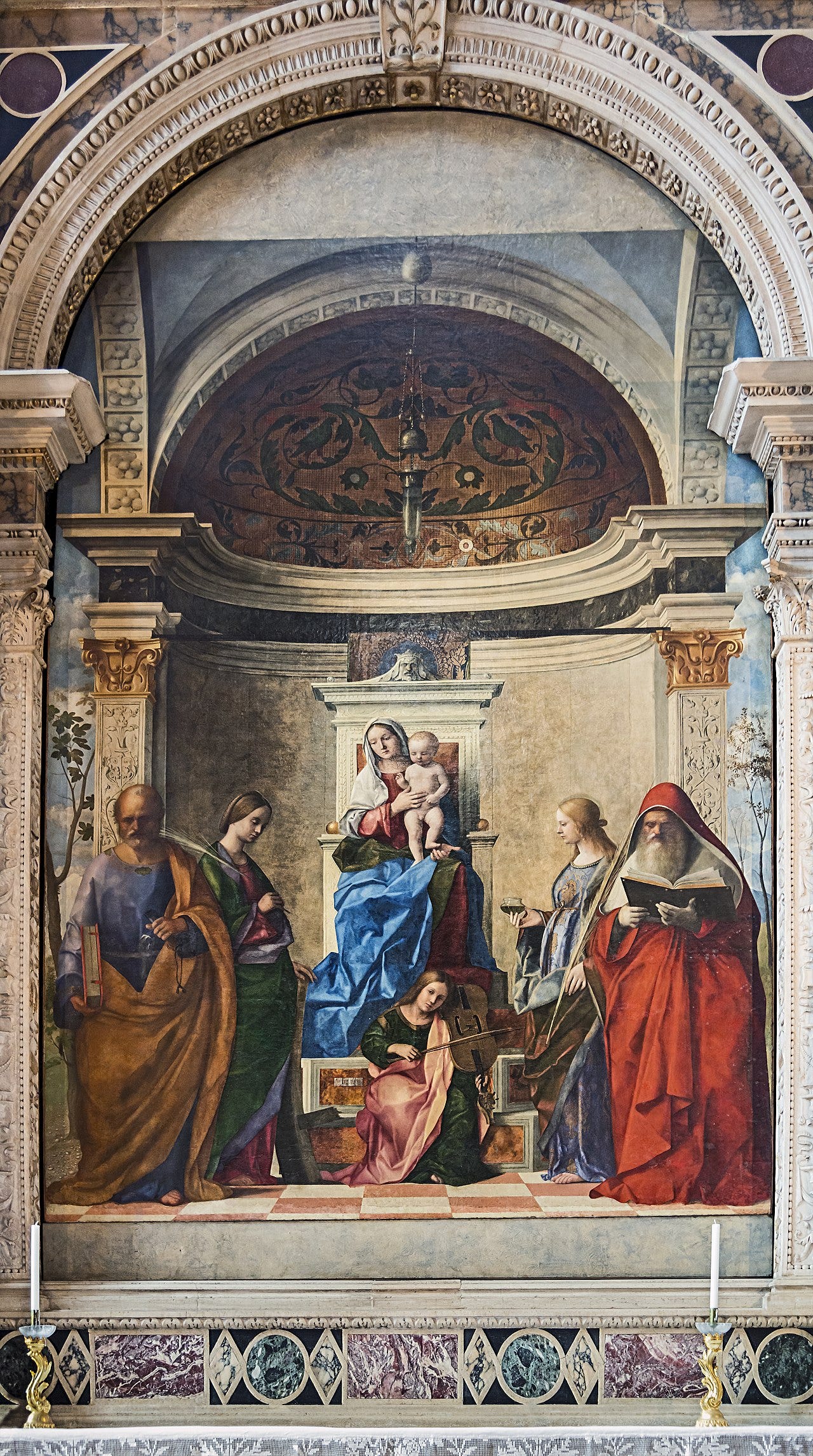 San Zaccaria Altarpiece by Bellini San Zaccaria Altarpiece by Bellini