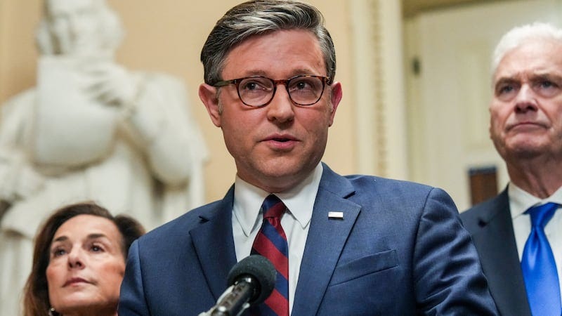 House Speaker Mike Johnson Sparks GOP Crisis by Rejecting 'Joke' Senate Plan