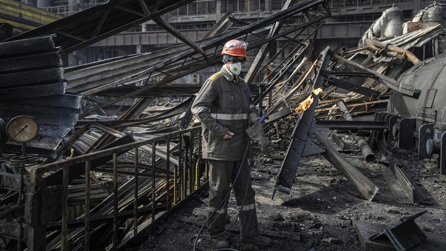 Damage to Ukrainian energy infrastructure after Russian attacks Damage to Ukrainian energy infrastructure after Russian attacks