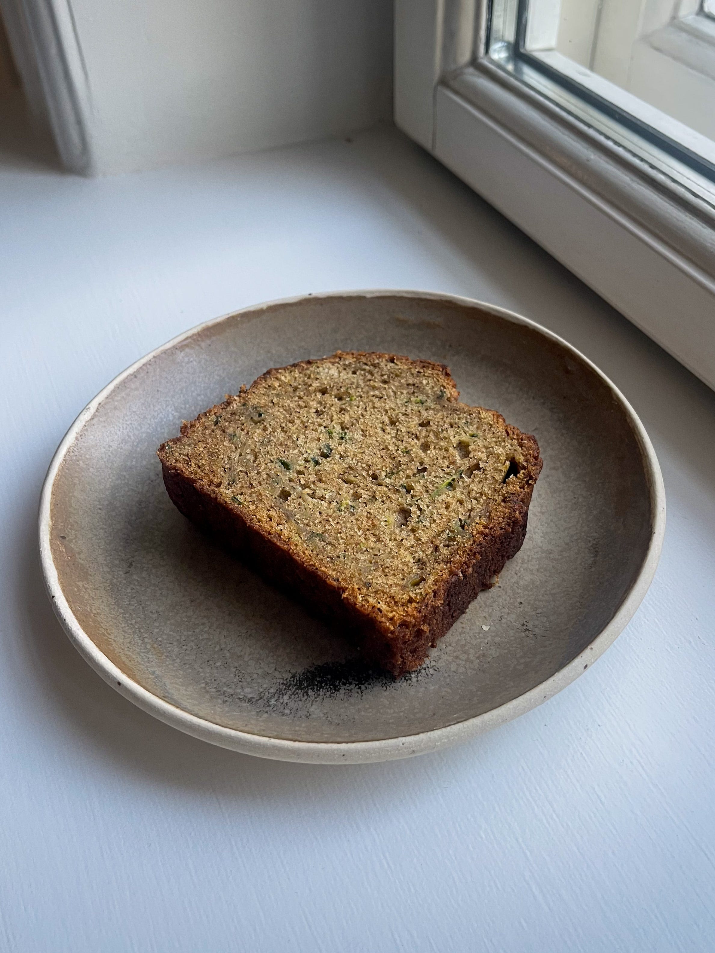 Zucchini bread with smoked tea, cinnamon & star anise