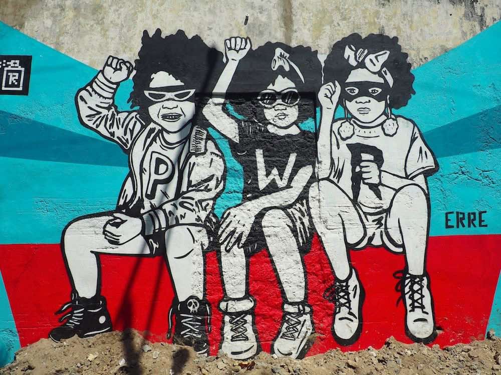 Getsemani street art - urban kids Getsemani street art - urban kids