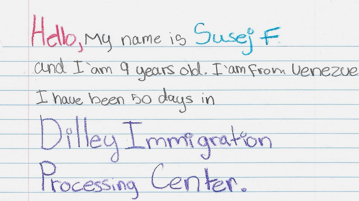 Immigration Center Raids Kids' Letters, Sparks Outrage