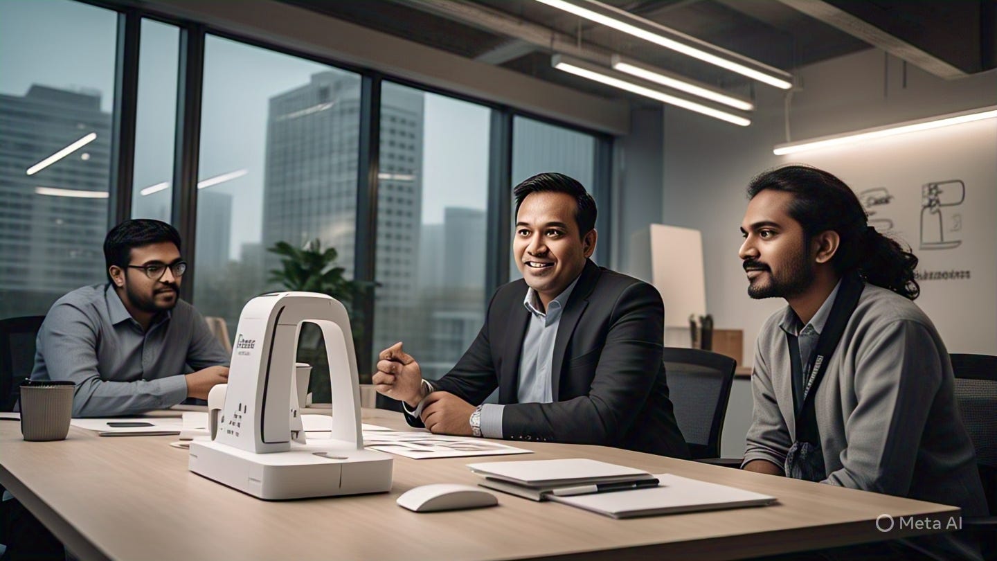 Image created using Meta AI. The prompt used to create the image is shared in the post