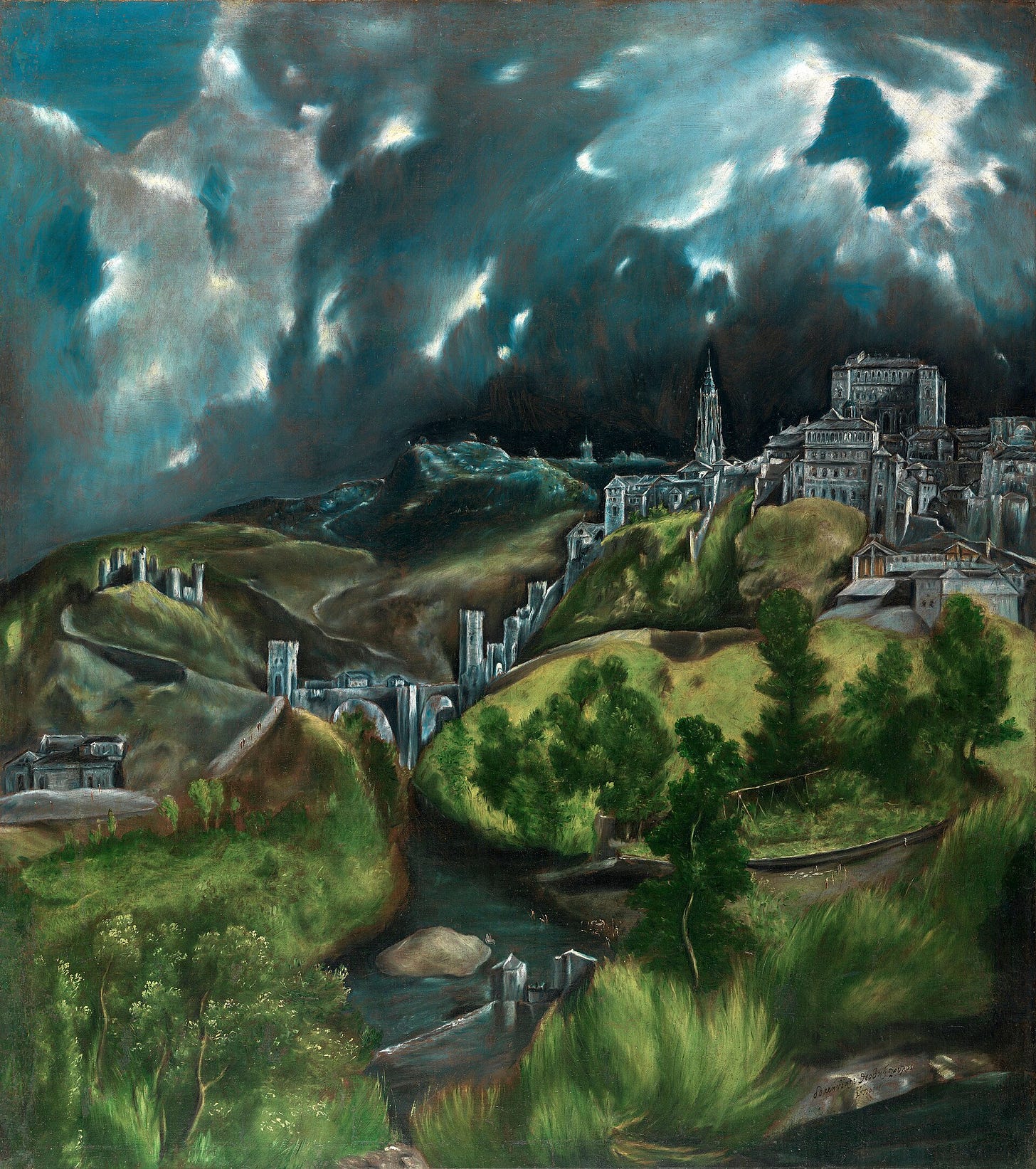 El Greco's View of Toledo, the city where he lived and died El Greco's View of Toledo, the city where he lived and died