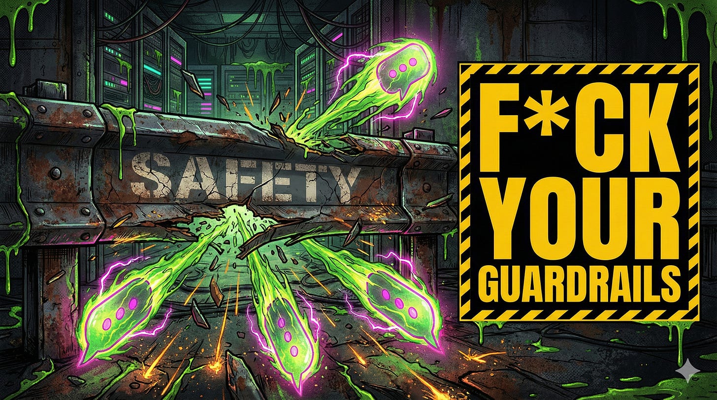 Multi-turn prompt injection walkthrough demonstrates system prompt exfiltration, sandbox RCE, SSRF via agent tool conditioning, and weapons content extraction through creative framing against flagship LLMs