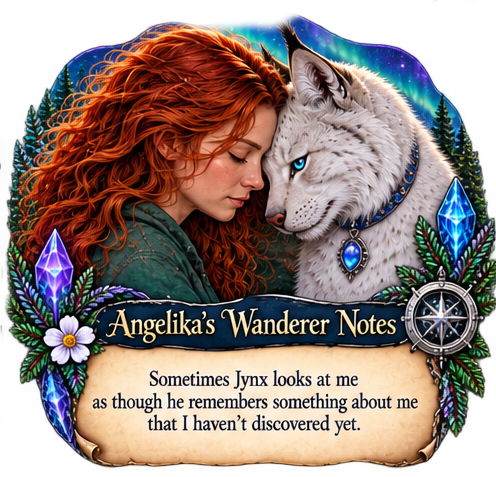 Angelika's Wanderer Note - Sometimes Jynx looks at me as though he remembers something about me that I haven’t discovered yet Angelika's Wanderer Note - Sometimes Jynx looks at me as though he remembers something about me that I haven’t discovered yet