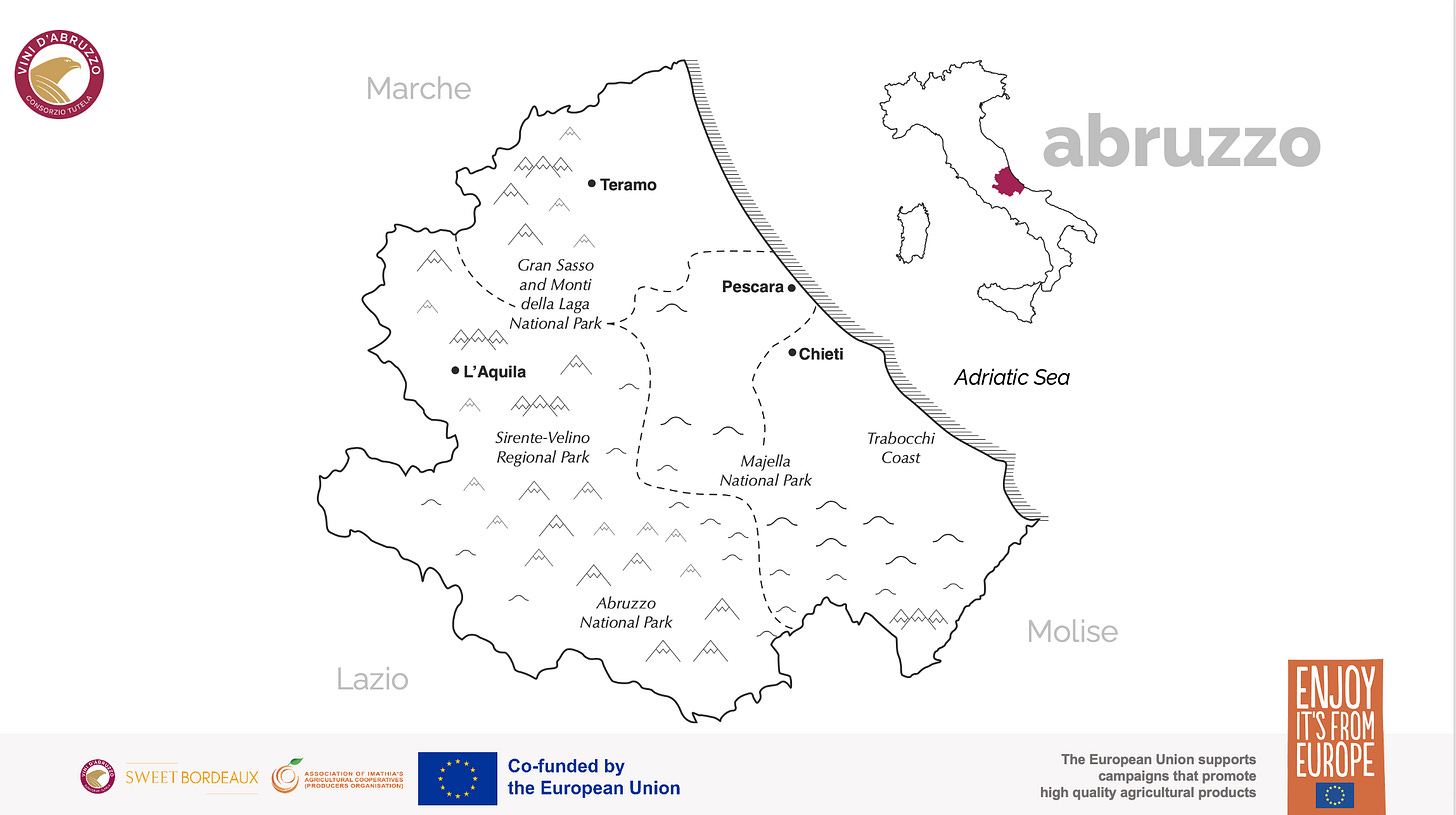 Abruzzo Map Abruzzo Map