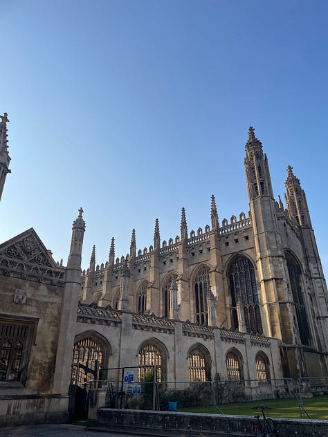 Yes, that's my head in two places, as well as St. John's College, and Oliver Cromwell's head at Sidney Sussex College.. Just his head.