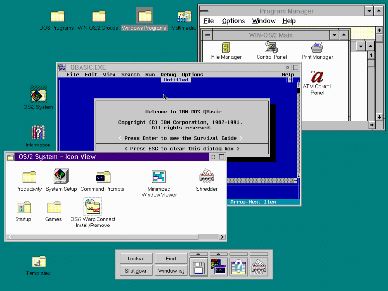 IBM OS/2 Warp was better than Windows