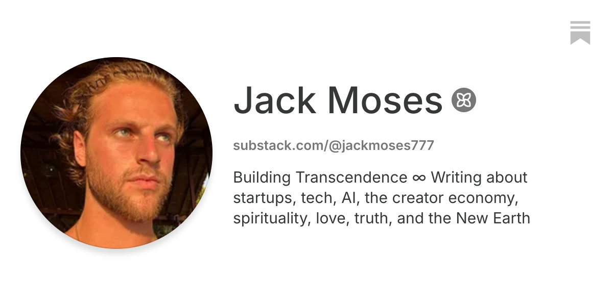 Jack Moses ∞ | Substack