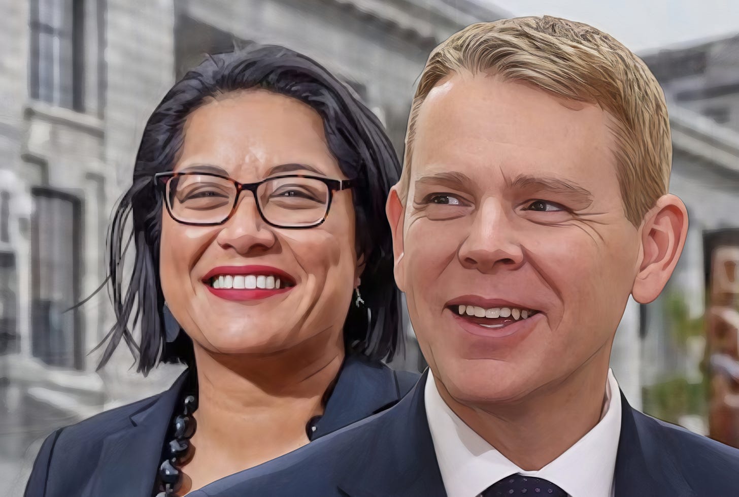 Barbara Edmonds and Chris Hipkins.