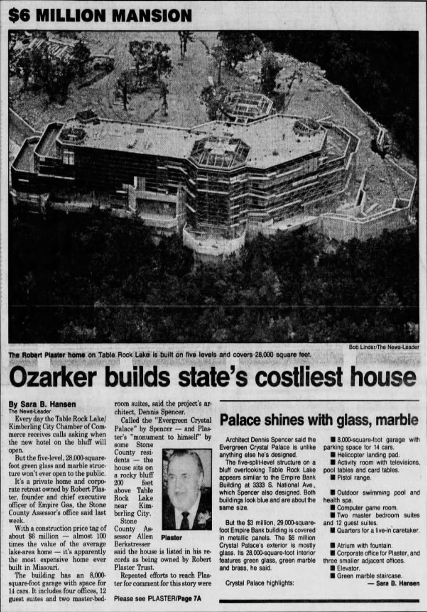 The Evergreen Crystal Palace: A Legacy of Opulence on Table Rock Lake