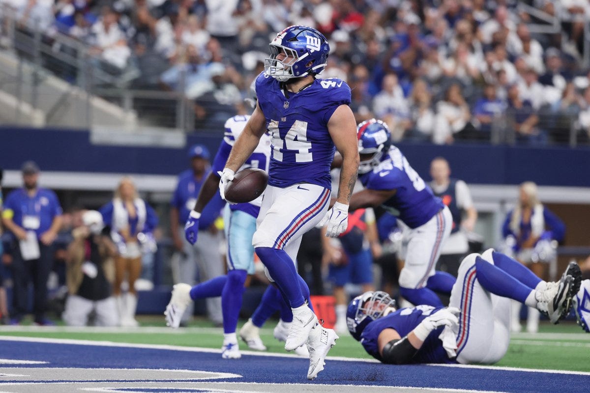 Giants' Cam Skattebo Gets Honest on Performance vs. Cowboys - Newsweek