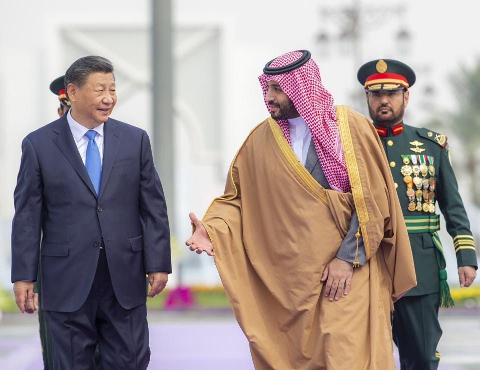 Chinese President Xi Jinping in Saudi Arabia