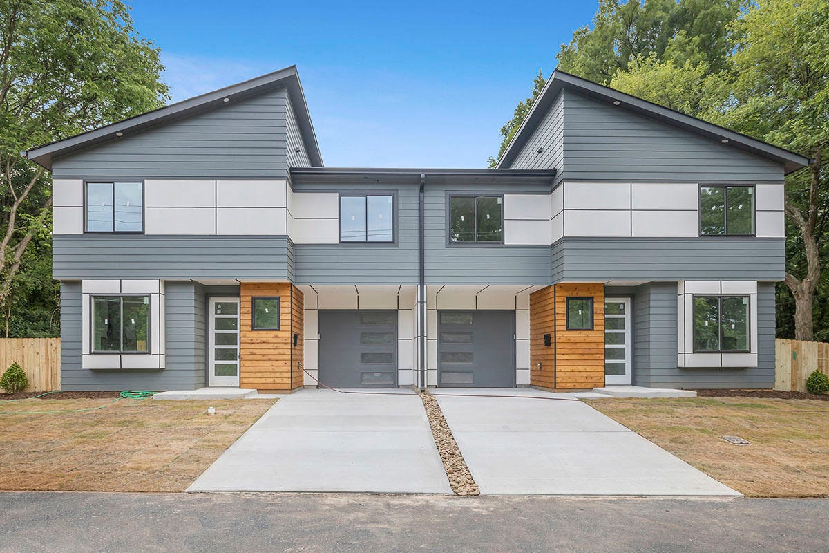 Modern Duplex House Plan with Symmetrical 3-Bed Units - 69694AM | Architectural Designs - House Plans Modern Duplex House Plan with Symmetrical 3-Bed Units - 69694AM | Architectural Designs - House Plans