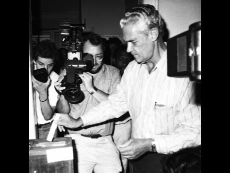 Michael Manley preaches unity in victory speech | eSponsored | Jamaica  Gleaner