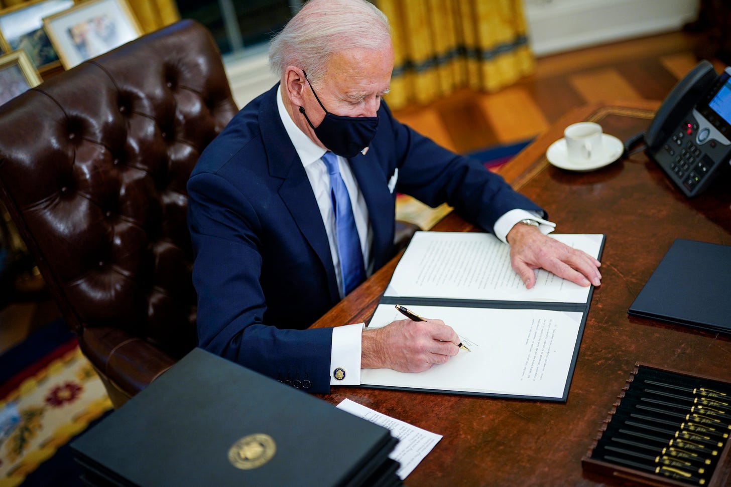 Here's the full list of Biden's executive actions so far