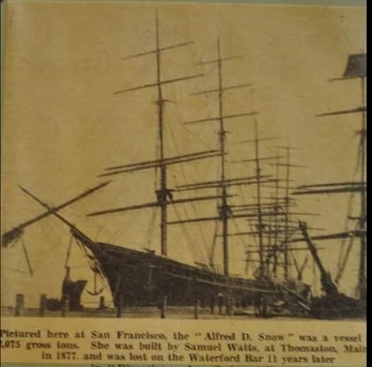 The Haunting Voyage of the Alfred D. Snow: Ghostly Premonitions and a Tragic Shipwreck in Maritime History