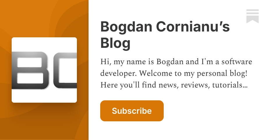 Bogdan Cornianu’s Blog | Substack