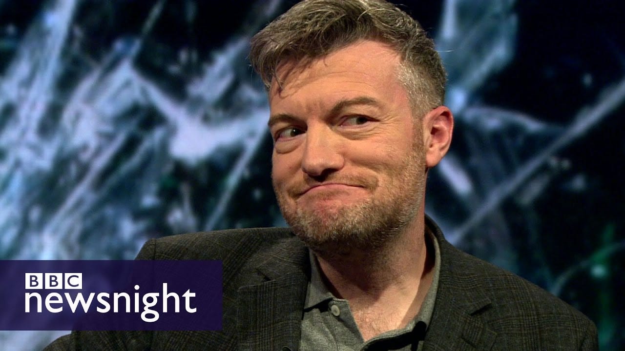Charlie Brooker on Black Mirror, satire and politicians - BBC Newsnight