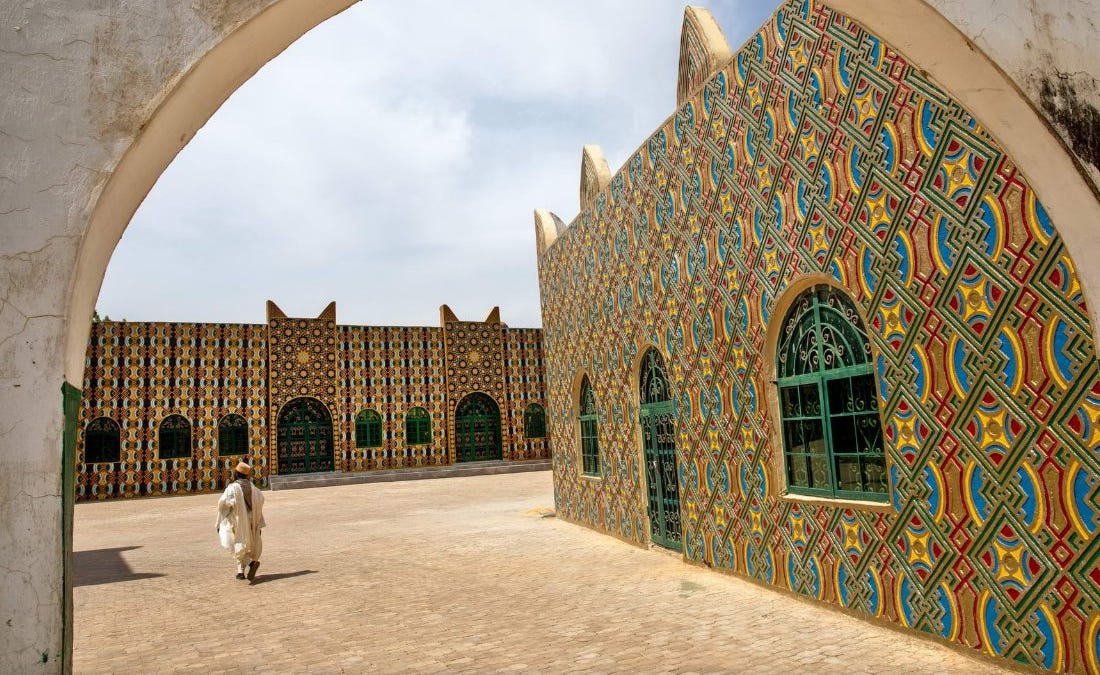 Illustration representing the Hausa City-States of West Africa