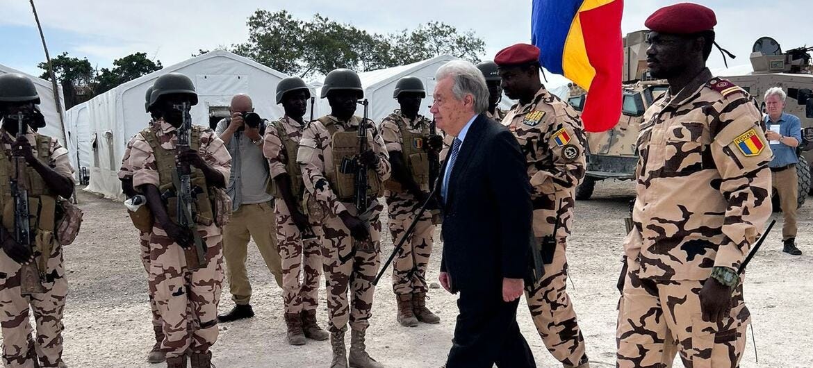 UN Secretary-General António Guterres visits the base of the Gang Suppression Force in Port-au-Prince, Haiti, on June 16, 2026. (United Nations Photo) UN Secretary-General António Guterres visits the base of the Gang Suppression Force in Port-au-Prince, Haiti, on June 16, 2026. (United Nations Photo)